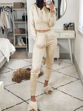 Load image into Gallery viewer, Simple Casual Loose Top Pants Knitted Suit