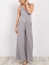 Load image into Gallery viewer, Maternity V-neck Vest Wide-leg Jumpsuit