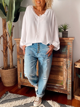 Load image into Gallery viewer, Casual Pure Color Long Sleeve V-Neck T-Shirts