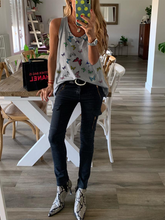 Load image into Gallery viewer, Printed Sleeveless T-Shirt