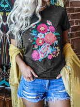 Load image into Gallery viewer, Fashion Casual Printed Round Neck T-shirt