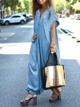 Load image into Gallery viewer, Stylish Elegant Loose V Neck Jumpsuit