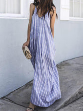 Load image into Gallery viewer, Bohemia Spaghetti-Neck Deep V-Neck Maxi Dress