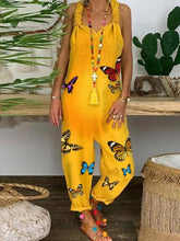 Load image into Gallery viewer, Romantic Pastoral Butterfly Leisure Loose Pregnant Women'S Jumpsuit