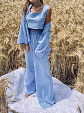 Load image into Gallery viewer, Three-Piece Casual Solid Color Set