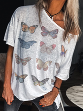 Load image into Gallery viewer, Printed Loose Short Sleeve T-Shirt