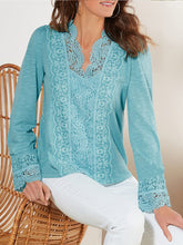 Load image into Gallery viewer, Vintage Elegant V-Neck Romantic Lace Top