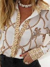 Load image into Gallery viewer, Fashion retro elegant long sleeve shirt