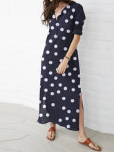 Load image into Gallery viewer, Printed V-Neck Dress