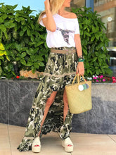 Load image into Gallery viewer, Casual Loose Top Skirt Camouflage Suit