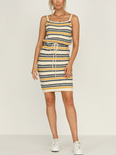Load image into Gallery viewer, Striped Print Sleeveless Loose Dress