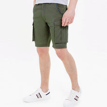 Load image into Gallery viewer, Men's Solid Color Casual Cargo Shorts