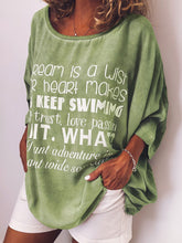 Load image into Gallery viewer, Letter Printed Casual Top