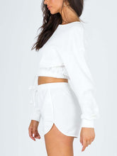 Load image into Gallery viewer, Round Neck Solid Color Loose Suit