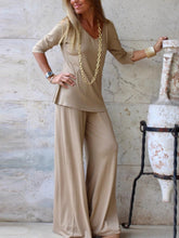 Load image into Gallery viewer, Long-sleeved V-neck Slim Women's Suit