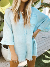 Load image into Gallery viewer, V-neck Long-sleeved Loose Casual Jumpsuit