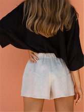 Load image into Gallery viewer, Solid Color V-neck Loose Shirt Suit