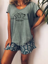 Load image into Gallery viewer, Casual Loose T-Shirt Shorts Suit