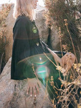 Load image into Gallery viewer, Beach Sexy Tied-Collar Long Sleeve Hem Slit Casual Dress