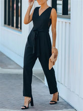 Load image into Gallery viewer, Fashion Sleeveless Tops Tie Jumpsuits for Women