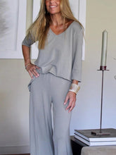 Load image into Gallery viewer, Long-sleeved V-neck Slim Women's Suit