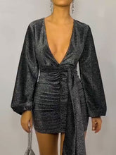 Load image into Gallery viewer, Fashion Sexy Solid Color Slim Midi Dress