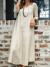 Load image into Gallery viewer, Fashion Casual Long Sleeve Maxi Dress