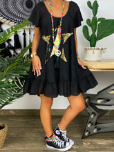 Load image into Gallery viewer, Casual Fashion Pentagram Print Dress