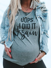 Load image into Gallery viewer, Casual Letter Printed Maternity Top
