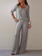 Load image into Gallery viewer, Long-sleeved V-neck Slim Women's Suit