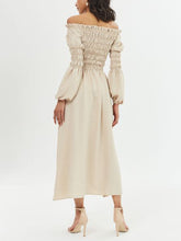 Load image into Gallery viewer, Single Collar Solid Color Elegant Dress