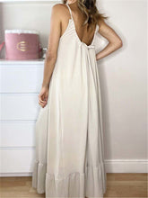 Load image into Gallery viewer, Elegant Loose Solid Color Sleeveless Casual Dress