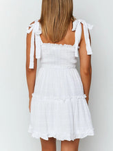 Load image into Gallery viewer, Simple Casual Romantic Suspender Mini Dress