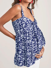 Load image into Gallery viewer, Fashion Strapless Floral Print Maternity Top