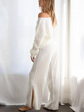 Load image into Gallery viewer, Simple Casual Loose Top Pants Knitted Set