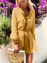 Load image into Gallery viewer, Fashionable Simple Casual Loose Long Sleeve Dress