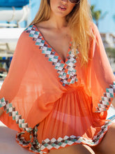 Load image into Gallery viewer, Fashionable Bohemian Printed Mini Dress