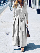 Load image into Gallery viewer, Elegant Fashion Loose Shirt Skirt Suit