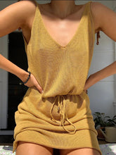 Load image into Gallery viewer, Holiday Solid Color Suspender Sexy Dress