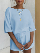 Load image into Gallery viewer, Simple Casual Loose Loungewear Knitted Suit