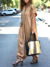 Load image into Gallery viewer, Stylish Elegant Loose V Neck Jumpsuit