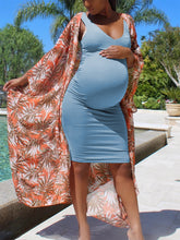 Load image into Gallery viewer, Sexy Sleeveless V-neck Solid Color Maternity Dress