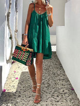 Load image into Gallery viewer, Sling Solid Color V-Neck Dress