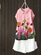 Load image into Gallery viewer, Casual Floral Romantic Shirts & Tops