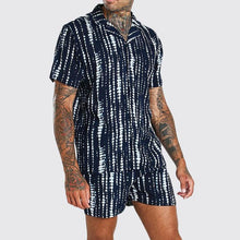 Load image into Gallery viewer, Men Casual Printed Two-Piece Suit
