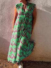 Load image into Gallery viewer, Casual Loose Floral Print Dress