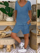 Load image into Gallery viewer, Casual Fashion Solid Color V-neck Suit