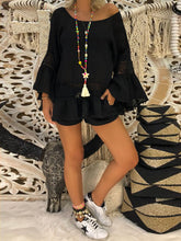 Load image into Gallery viewer, Wide Collar Hollow Leisure Short Suit