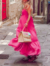 Load image into Gallery viewer, Summer Pure Color Slip Maxi Dress