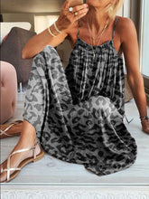 Load image into Gallery viewer, Fashionable Vacation Leopard Strap Dress